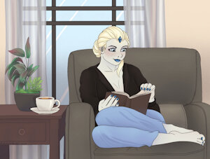 Quiet Reading by TwilightDawn