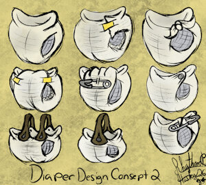 Toony Diaper Concepts 2 by RhythmCHusky94