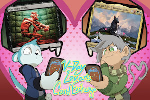 Valentines Day Lovers Card Exchange by Lil5parrow