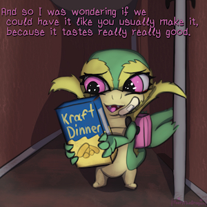 Kraft Dinner by PoofyTheDragon