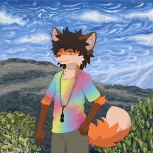 Orenji at the forest by OrenjiSalmonPaw