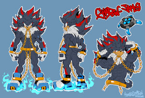 COMMISSION: Shadow-James Reference Sheet by Mimy92Sonadow