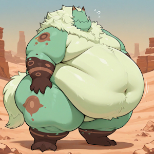 [AI] Chonky Corrupted African Prase Jaspers!! by MajorLionhunk