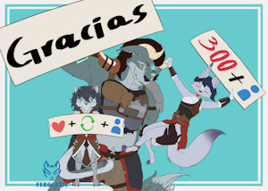 over 300 followers on X by Ferocaniz