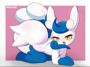 Thicc Meowstic by Ecchitrail