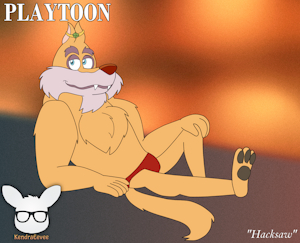 PlayToon - Hacksaw Speedo Pinup by KendraEevee