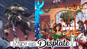 Fight and Christmas now on Displate! by Zummeng