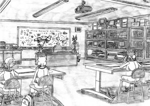 Electrical classroom by Redleaves