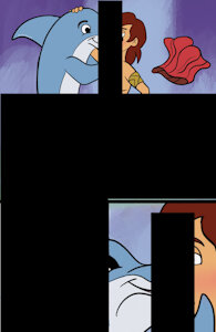 Flipper and Lopaka Being Bros by WinserFerret