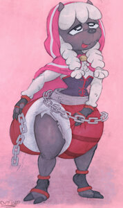 Zelia - Cult of the Lamb Form (Messy) by OverFlo207