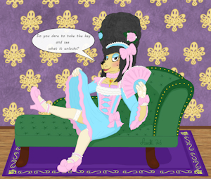 The princess being a princess by Axcle