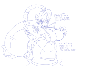 Lewd A Bot Sweeper Woman by ChaosSabre