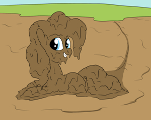 Happy muddy play time Pinkie Pie 2 by mucky