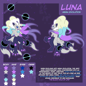 Mega Luna Reference by DarkWufflez