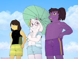 The beach chapter. by Achromasloth