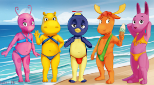 (Backyardigans) Beach Day by IoNaI