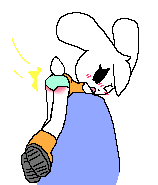 Pixel bunny spanks by Rileybunnybuns