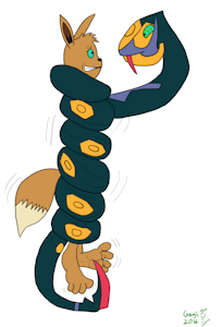 Squeezing, Hypnotizing, and Tickling by supergenji by AnthroCoilFeetLover