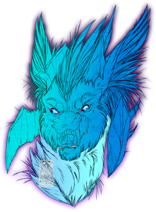 Sketched Bust Comish - Lickin' Them Chops by TwilightSaint