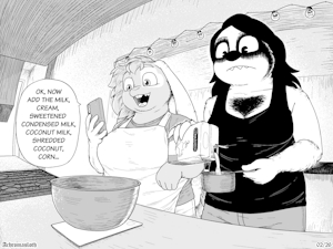 Me vs the average Brazilian dessert. by Achromasloth