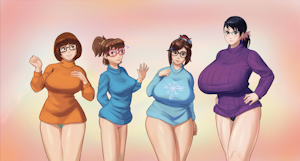 Glasses gals by Xmokey