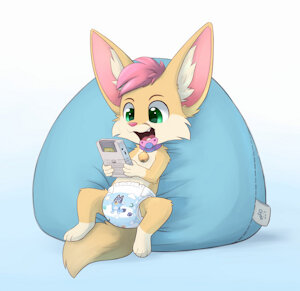 Gameboy baby by OyenOrangeCat