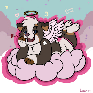 Valentine's day cupid YCH example! by Loopis