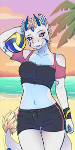 Beach Game by TwilightDawn