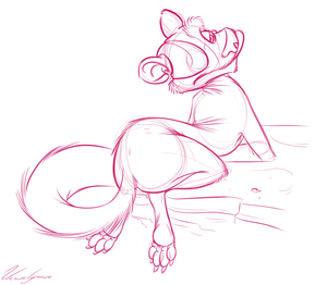 Buck Pinup!  by Weaselgrease