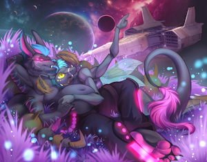 Space Lovers by MonsterGirlsHideout