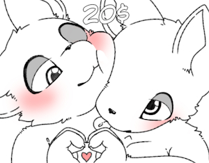 Valentine ych by Greywolfie