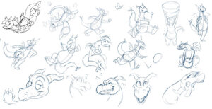 figment sketches by RadLizer