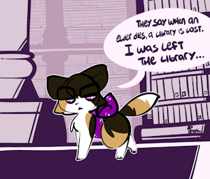 Ethal and the Eternal Library by 1upGobbo