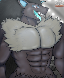 (COMMISSION ART) Big Man - Zoroark OC (Pokemon) by RCBlackDie