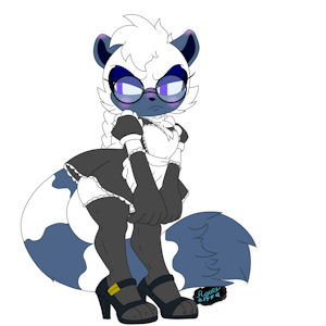 Zackery the Maid by AzureTheGamerKobold