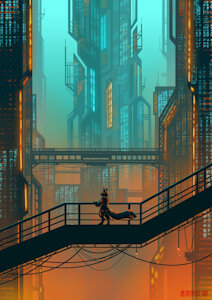 Cyber Pup by AbsintheKitsune