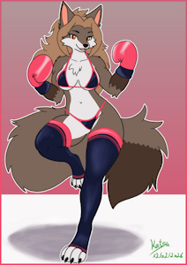 Boxing Sophie - Want to fight? by KatsuroKurosaki