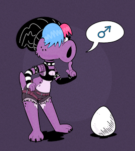 Trevor's Male Birdo Form by TrevorFox