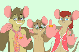 The Happy Family Throuple- F*ck you! by DavidArdilla