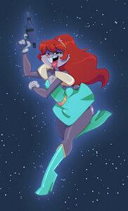 Space Bunny by BigdadArts
