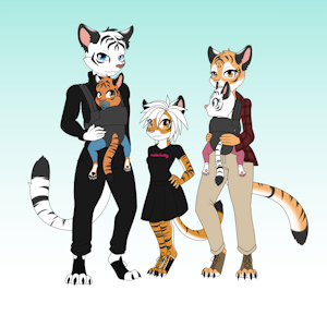 Illustration - Andreyev Family Portrait by IndigoNeko