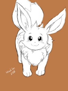 Sketch 508 - Eevee by WinickLim