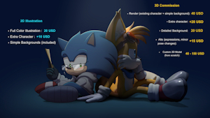 2D / 3D Commissions by Navarrito