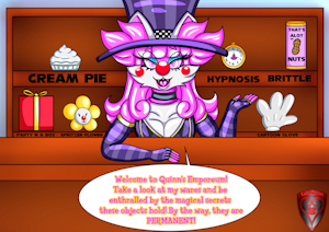 YCH: Quinns Clown Emporium by LadyFoxHeart