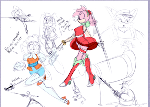 Doodle | AU! Team Rose by Kuikata