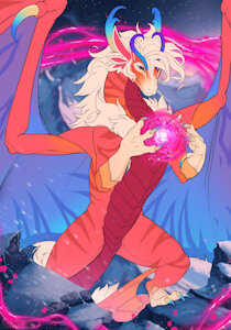 Pretty Magic dragon by Angellsview3