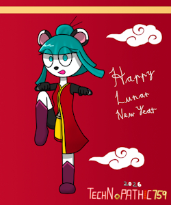 Happy Lunar New Year 2026 by Netherkitty