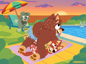 RUSTY AND DAD PLAY 2 by BERISLAV