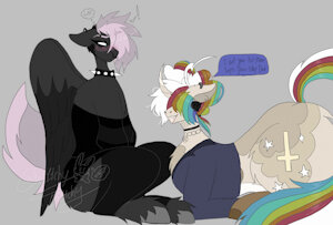 When Colors meet Darkness by w1tchyb1tchy