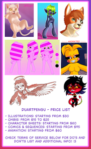 Commission Price List by KinkyPengu